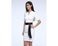 Women's Vintage Elegant Business Casual Half-sleeve Dress