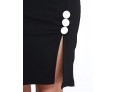 Women's Vintage/Sexy/Cute/Party/Work Micro-elastic Short Sleeve Knee-length Dress (Cotton Blends)