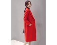 Fall Winter Going out Casual Women's Coat Solid Color Suit Collar Long Sleeve Long Section Maone Overcoat More Colors