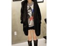 Winter Women's Solid Color Multi-color Coats & Jackets , Sexy / Casual / Work Crew Neck Long Sleeve