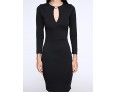 Women's Keyhole Bodycon Pencil Party Mini Dress