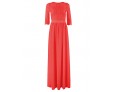 Women's Sexy Patchwork Swing Dress,Round Neck Maxi Polyester Lace Randomly