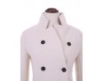 Women's Plus Size Coat,Solid Long Sleeve Winter Beige Thick