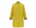 Women's Casual/Daily Simple Coat,Solid Stand Long Sleeve Winter Blue / Yellow Others Thick