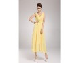 Women's Formal Sexy Swing Dress,Solid Deep V / Surplice Neck Maxi Sleeveless Blue / Pink / White / Black / Green / Orange / YellowAll