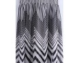 Women's Black & White Stripes Sexy Sleeveless Maxi Dress