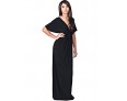 Women's Plus Size Casual/Daily Sexy Swing Dress,Solid Deep V Maxi ? Length SleevePolyester Nylon Summer