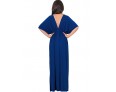 Women's Plus Size Casual/Daily Sexy Swing Dress,Solid Deep V Maxi ? Length SleevePolyester Nylon Summer