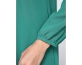 Women's Simple Loose / Chiffon Dress,Solid Round Neck Maxi Long Sleeve Blue / Red / Black / Green Polyester Fall