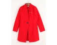 Women's Casual/Daily Simple Coat,Solid Notch Lapel Long Sleeve Spring Pink / Red / Green / Purple Wool Medium