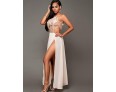 Women's Casual/Daily Sexy / Street chic Sheath See-through Dress,Patchwork Lace Mesh Strap Maxi Sleeveless