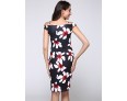 Women's Sexy Floral Bodycon Dress , V Neck Knee-length Cotton / Polyester