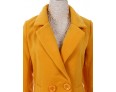 Women's Plus Size Coat,Solid Asymmetrical Long Sleeve Winter Blue / Black / Yellow Others Medium