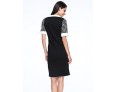 Women's Vintage/Sexy/Cute/Party/Work Micro-elastic Short Sleeve Knee-length Dress (Cotton Blends)