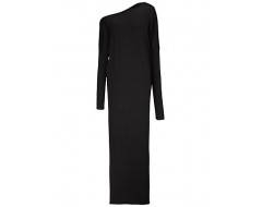 Women's Sexy Vintage Long Sleeve Split Dress