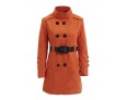 Women's Vintage/Work Thick Long Sleeve Long Coat (Cotton/Wool Blends)