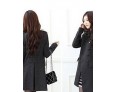 Women cultivate one's morality double-breasted woolen cloth long-sleeved jacket Leisure fashion winter warm coat HOUTW20