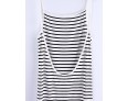 Women's Sexy / Beach Striped Sweater Dress , Strap Maxi Polyester