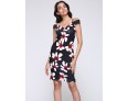 Women's Sexy Floral Bodycon Dress , V Neck Knee-length Cotton / Polyester