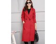 Women's Casual/Daily Simple Slim Large Size Coat,Solid Notch Lapel Long Sleeve Winter