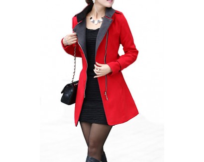  Women's BeltWoolen Trench Coat(More Colors)