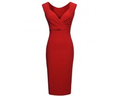 Women's Sexy Bodycon Party Plus Sizes Micro-elastic Sleeveless Knee-length Dress (Polyester)