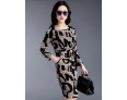 Spring New Women Lace Printed Dress