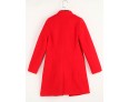 Women's Casual/Daily Simple Coat,Solid Notch Lapel Long Sleeve Spring Pink / Red / Green / Purple Wool Medium