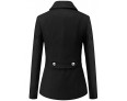 Women's Fashion Slim Beam Waist Long Sleeved Woolen Coat