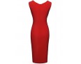 Women's Sexy Bodycon Party Plus Sizes Micro-elastic Sleeveless Knee-length Dress (Polyester)