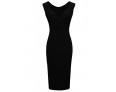 Women's Sexy Bodycon Party Plus Sizes Micro-elastic Sleeveless Knee-length Dress (Polyester)