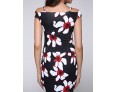 Women's Sexy Floral Bodycon Dress , V Neck Knee-length Cotton / Polyester