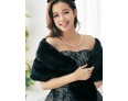 Ms fashion for autumn/winter warm imitation fur shawl Ma3 jia3 butterfly unlined upper garment