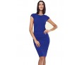 Women's Sexy Bodycon Party Inelastic Short Sleeve Knee-length Dress (Knitwear)