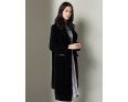 Women's Casual/Daily Simple Fur CoatSolid Cowl Long Sleeve Fall / Winter Black Wool Thick