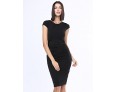 Women's Sexy Bodycon Party Inelastic Short Sleeve Knee-length Dress (Knitwear)