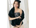 Ms fashion for autumn/winter warm imitation fur shawl Ma3 jia3 butterfly unlined upper garment