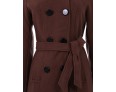 New WomenWoolen Coat Winter Slim Double Breasted Overcoat Winter Coats Long Outerwear for Women