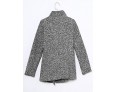 Women's Casual/Daily Simple Coat,Print Shirt Collar Long Sleeve Winter Red / Gray Wool Thick