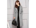 Women's Casual/Daily Simple Slim Large Size Coat,Solid Notch Lapel Long Sleeve Winter