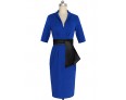 Women's Vintage Elegant Business Casual Half-sleeve Dress